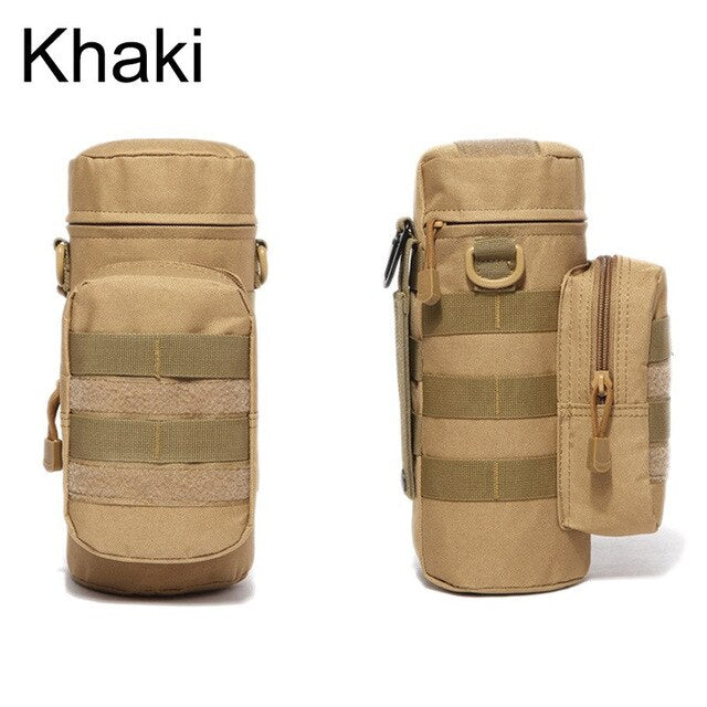 Tactical Water Bottle Pouch Molle Waist Bag Multifunction Outdoor EDC