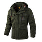 Mens Casual Windbreaker Jacket Waterproof Hooded Warm Outdoor Soft Shell
