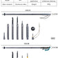 Folding telescopic outdoor hiking tactical self-defense stick Walking stick