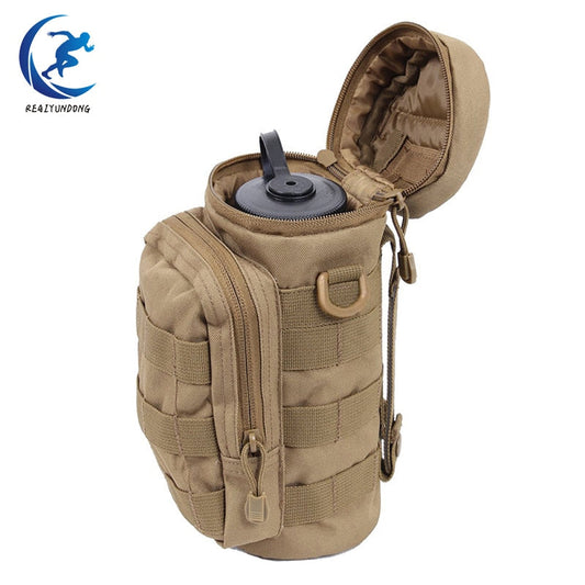 Tactical Water Bottle Pouch Molle Waist Bag Multifunction Outdoor EDC