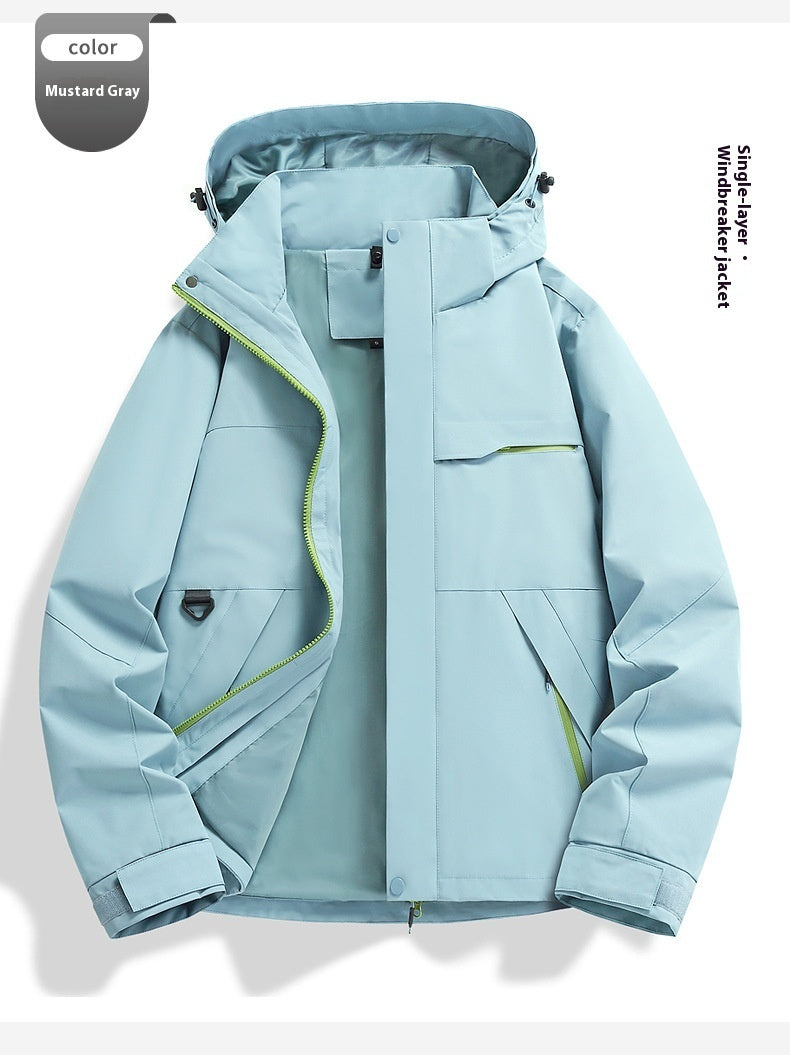 Windproof Waterproof Shell Jacket Lightweight Outdoor Cycling Spring Autumn Wear