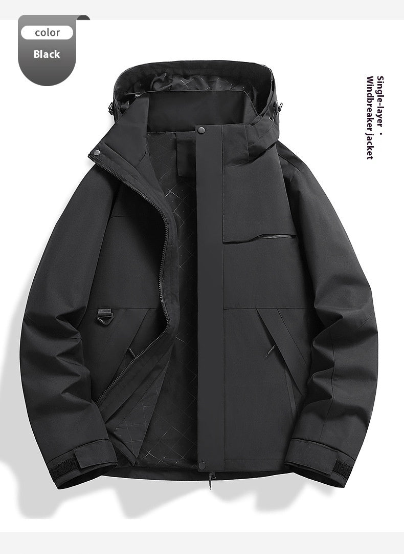 Windproof Waterproof Shell Jacket Lightweight Outdoor Cycling Spring Autumn Wear