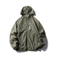 Mens Camouflage Hooded Sun Protection Jacket Lightweight Reflective Outdoor Wear