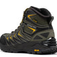 Metallic Green Waterproof Hiking Boots Vibram Traction Lug Durable Outdoor