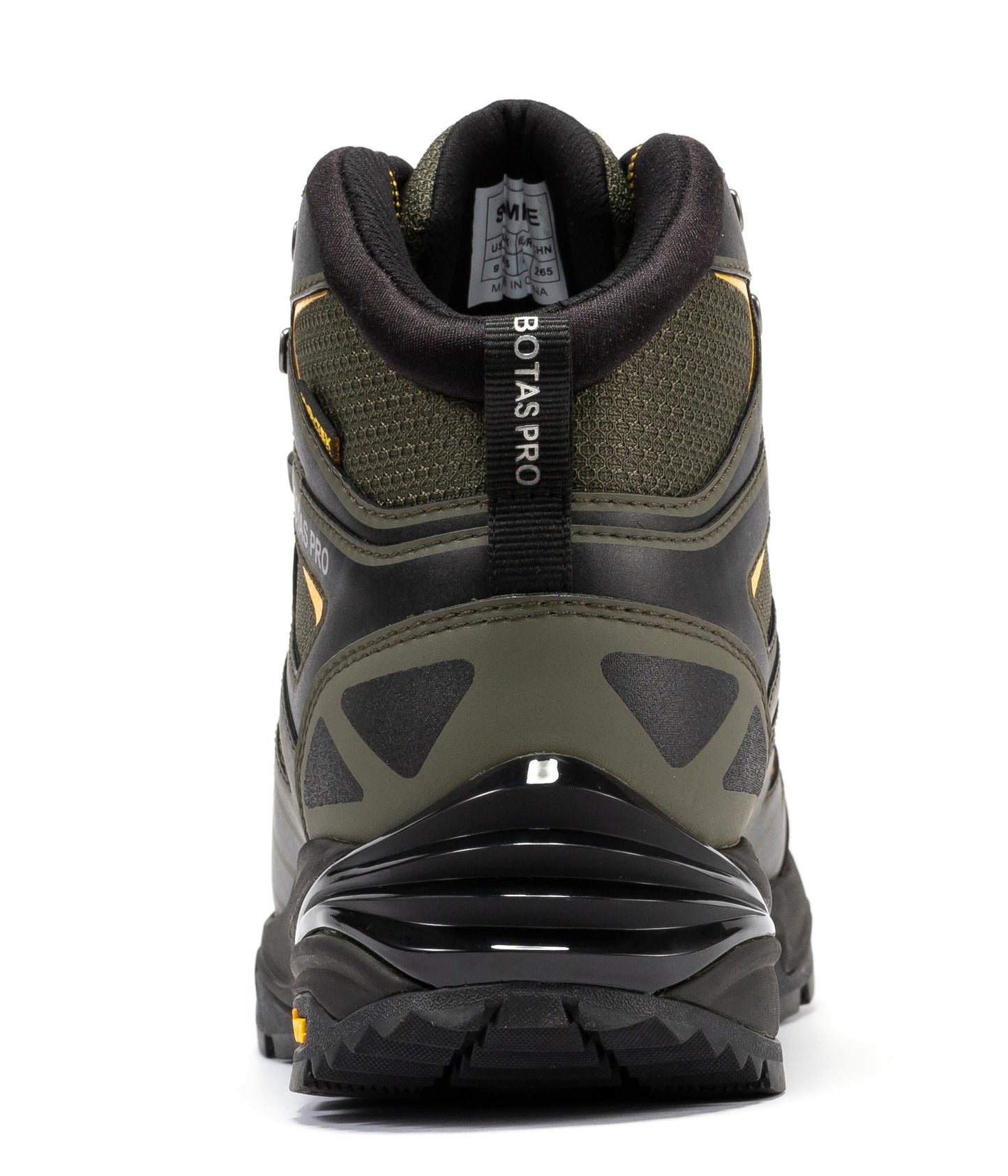 Metallic Green Waterproof Hiking Boots Vibram Traction Lug Durable Outdoor