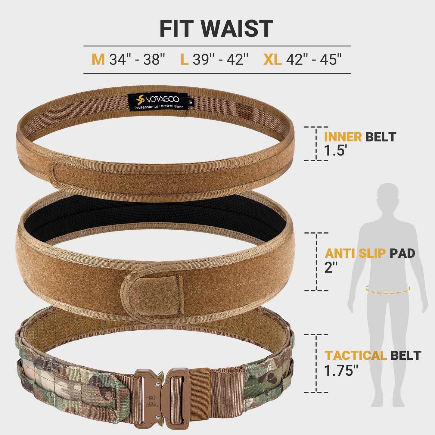 Battle Belt Quick Release Buckle Durable Adjustable Tactical Gear Performance