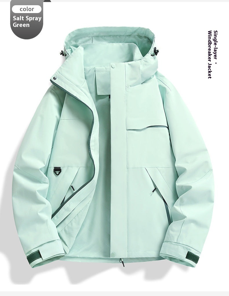 Windproof Waterproof Shell Jacket Lightweight Outdoor Cycling Spring Autumn Wear