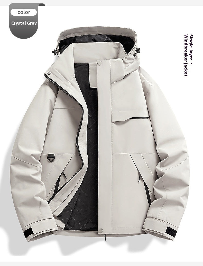 Windproof Waterproof Shell Jacket Lightweight Outdoor Cycling Spring Autumn Wear