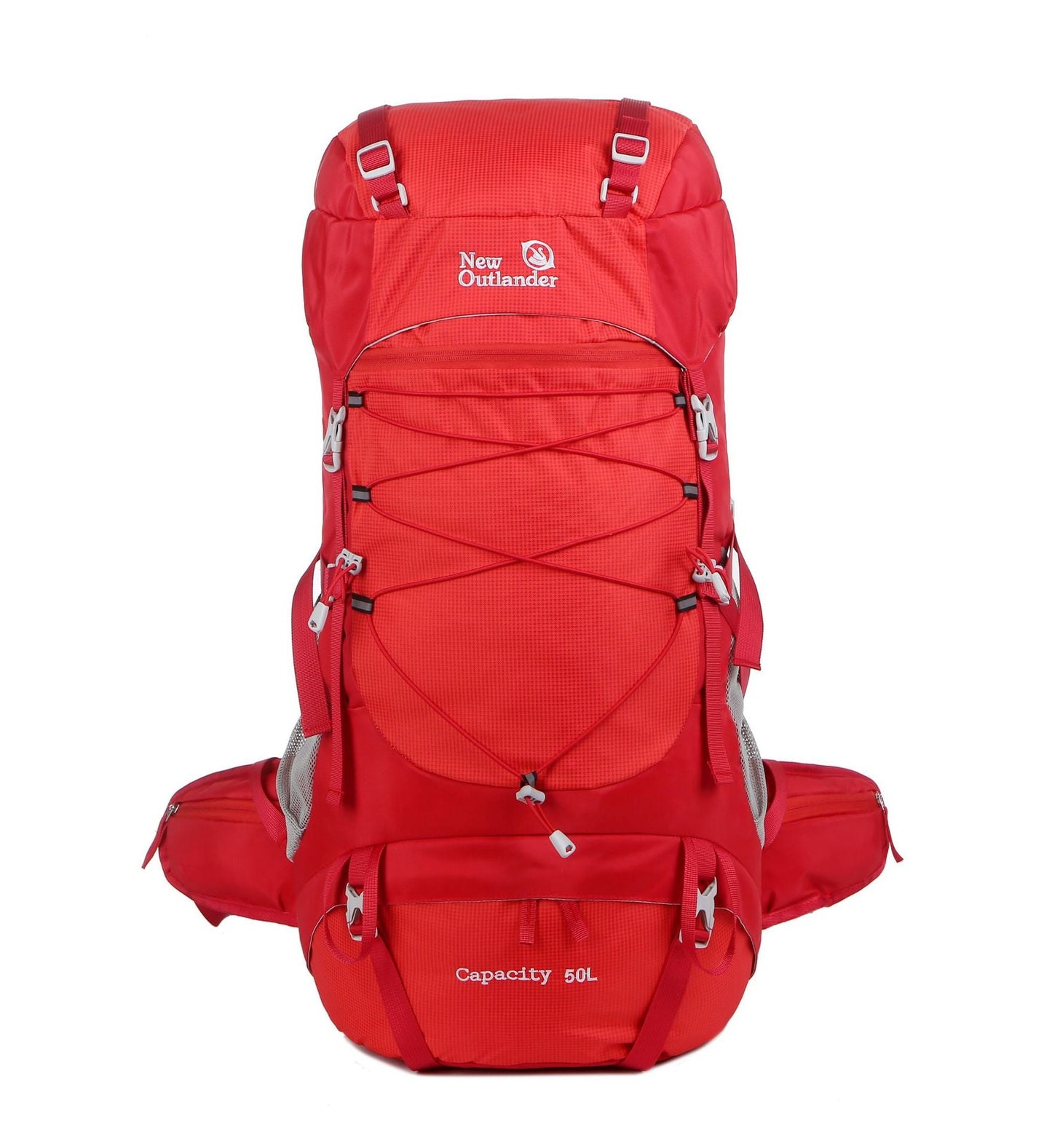Outdoor Mountaineering Backpack Large Capacity Nylon Durable Hiking Camping Travel