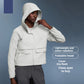 Women's Outdoor Water-Resistant Wear-Resistant Stowable Hooded Loose Casual Jacket