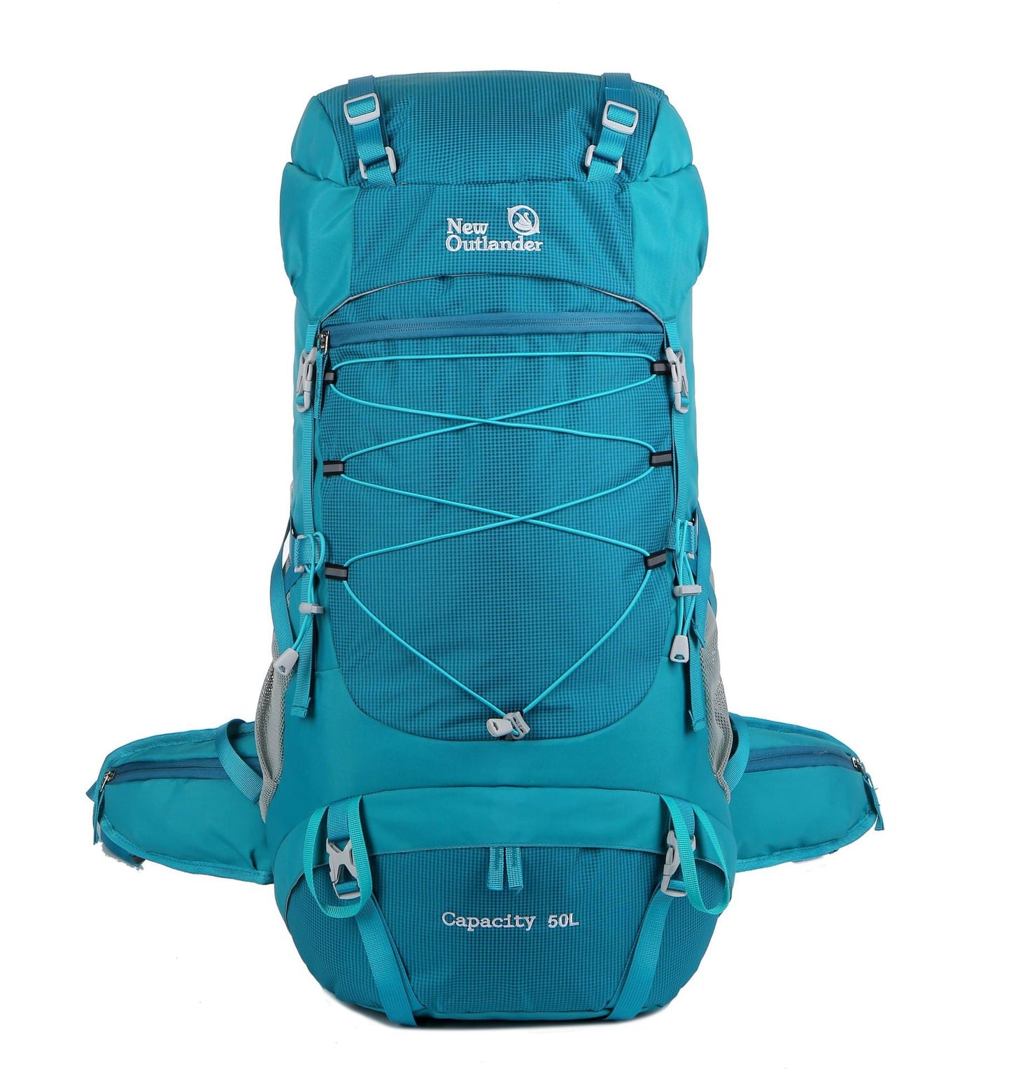 Outdoor Mountaineering Backpack Large Capacity Nylon Durable Hiking Camping Travel