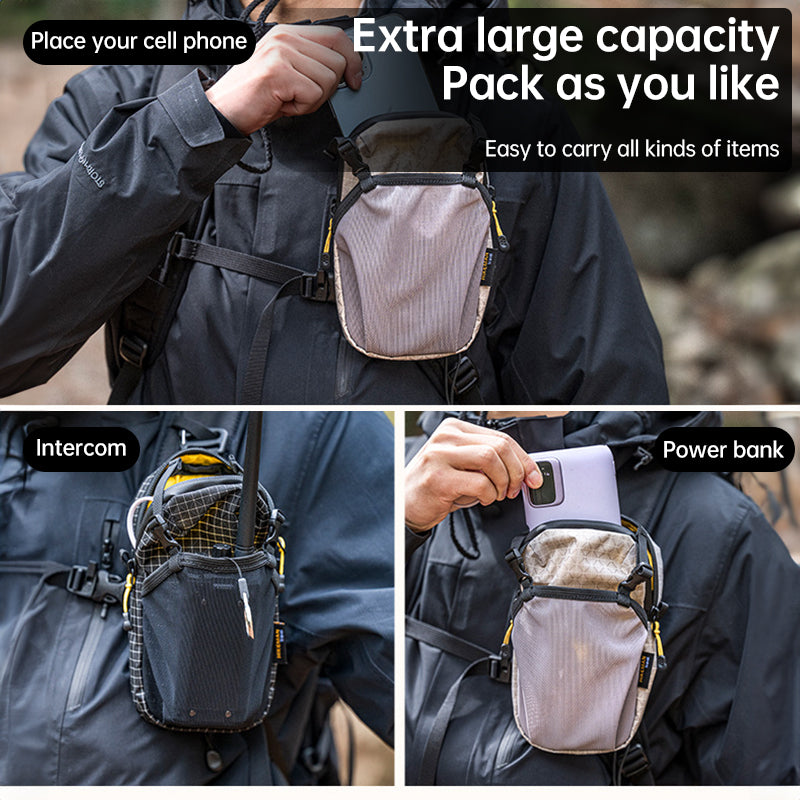 Tactical Waist Bag Expandable Lightweight Durable Outdoor Hiking Gear