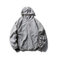 Mens Camouflage Hooded Sun Protection Jacket Lightweight Reflective Outdoor Wear
