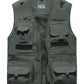 Men's Plus Size Outdoor Workwear Multi-Pocket Quick-Dry Mesh Vest