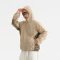 Mens Camouflage Hooded Sun Protection Jacket Lightweight Reflective Outdoor Wear