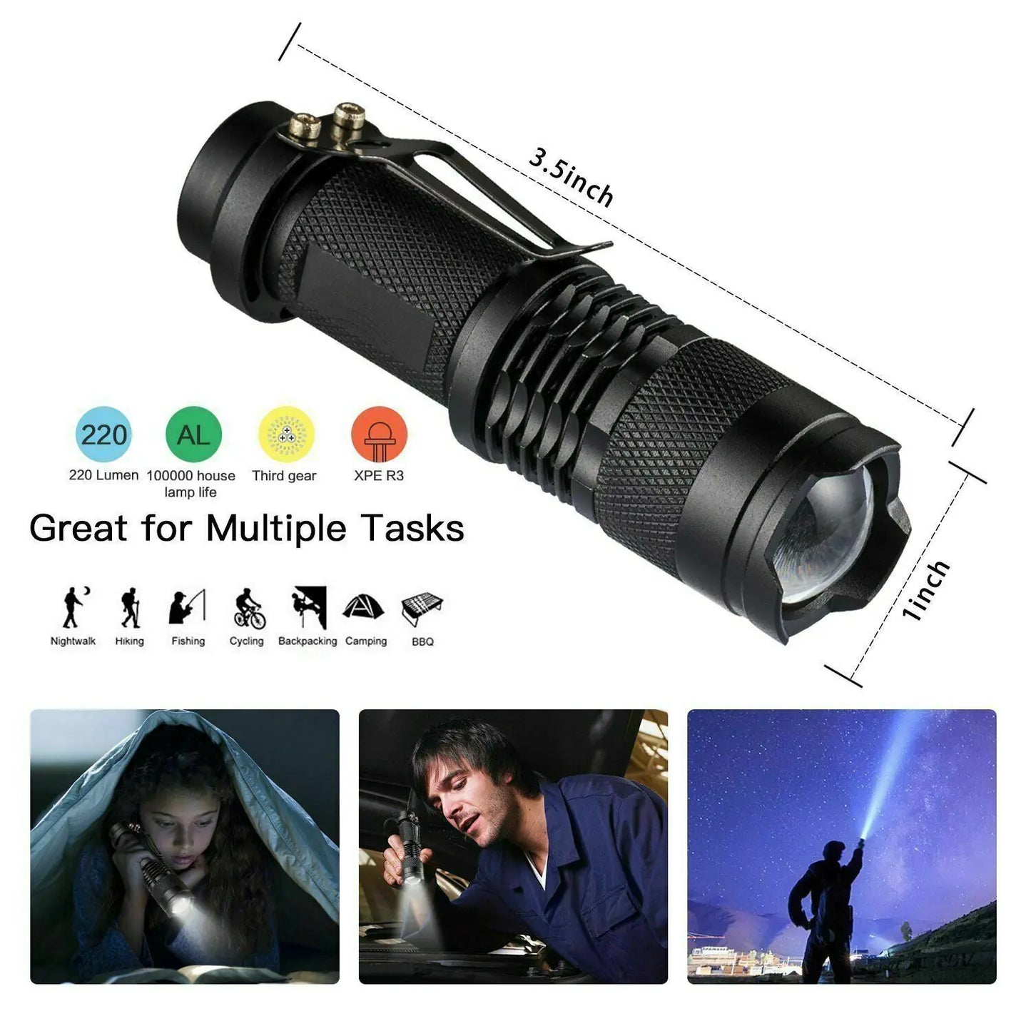 14 in 1 Emergency Survival Kit Outdoor Tactical SOS Gear