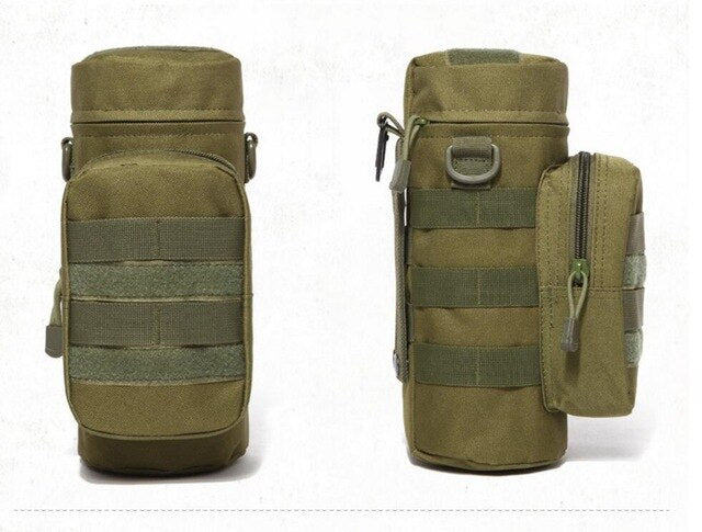 Tactical Water Bottle Pouch Molle Waist Bag Multifunction Outdoor EDC