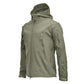 Men Camouflage Waterproof Windproof Jacket Warm Tactical Hooded Outdoor Coat