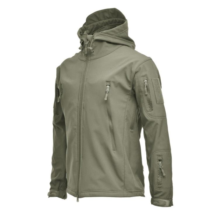 Men Camouflage Waterproof Windproof Jacket Warm Tactical Hooded Outdoor Coat