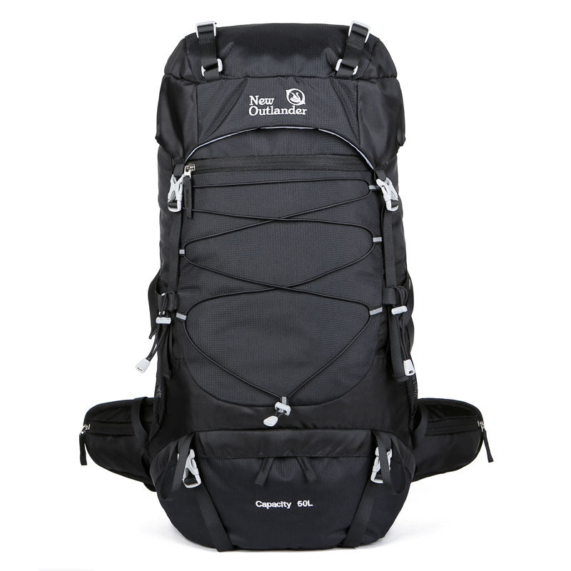 Outdoor Mountaineering Backpack Large Capacity Nylon Durable Hiking Camping Travel
