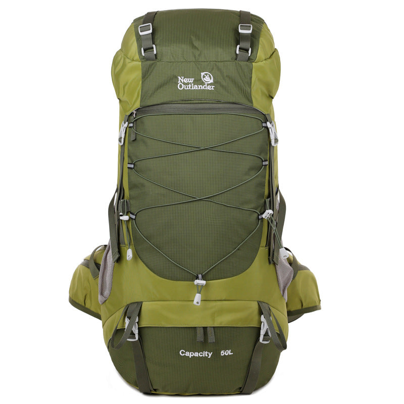 Outdoor Mountaineering Backpack Large Capacity Nylon Durable Hiking Camping Travel