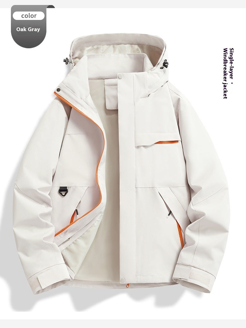 Windproof Waterproof Shell Jacket Lightweight Outdoor Cycling Spring Autumn Wear
