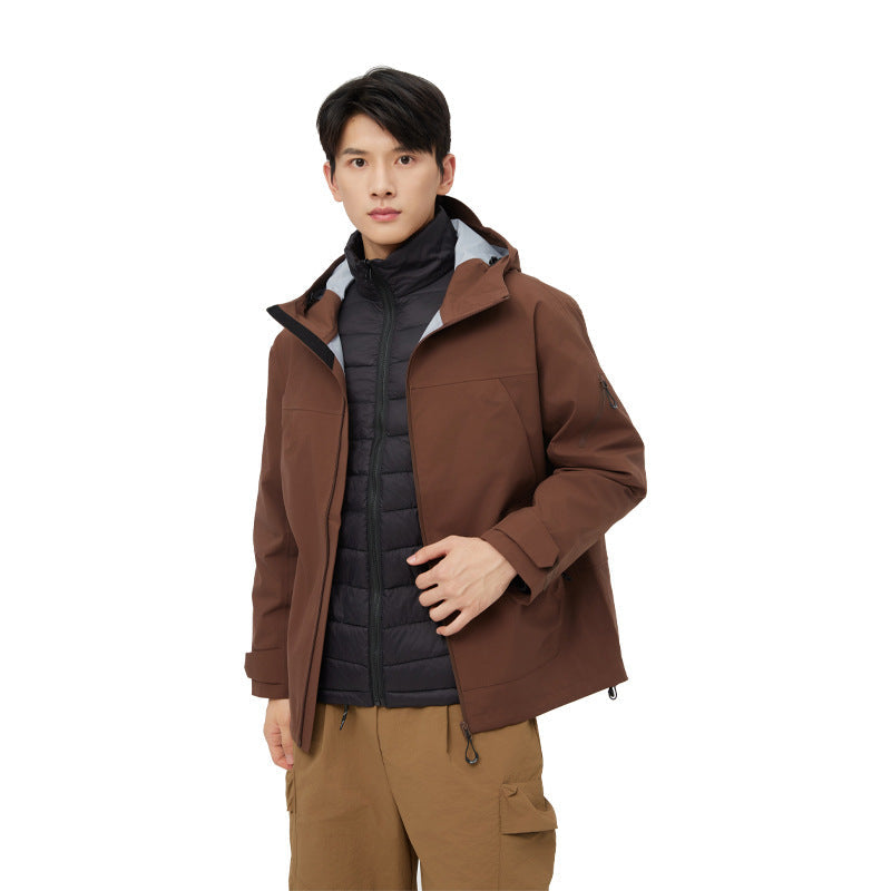 Mountain Hard Shell Jacket Waterproof Windproof Breathable Outdoor Mountaineering Wear