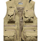Men's Plus Size Outdoor Workwear Multi-Pocket Quick-Dry Mesh Vest