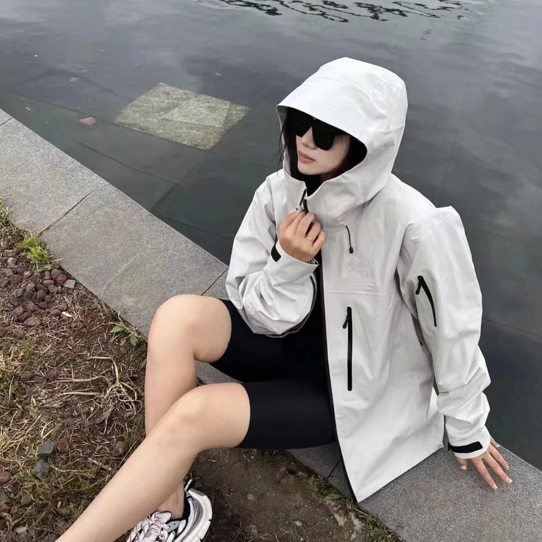 Women's Gore Tex Jacket Waterproof Windproof Hard Shell Outdoor Mountaineering