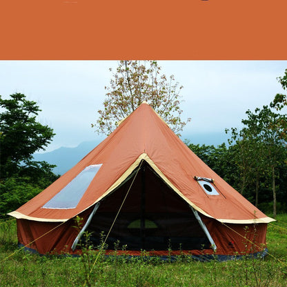 Tent Outdoor Camping Pyramid Chimney Sunscreen