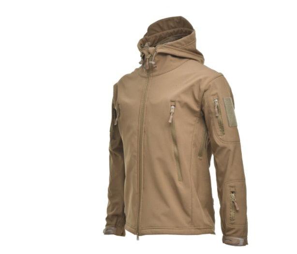 Men Camouflage Waterproof Windproof Jacket Warm Tactical Hooded Outdoor Coat