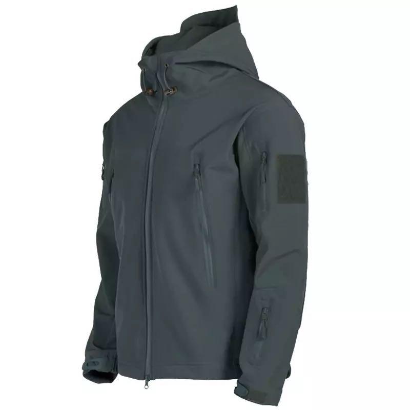 Men Camouflage Waterproof Windproof Jacket Warm Tactical Hooded Outdoor Coat