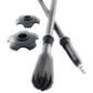 Travel Folding Hiking Poles Lightweight Durable Adjustable Outdoor Trekking Sticks
